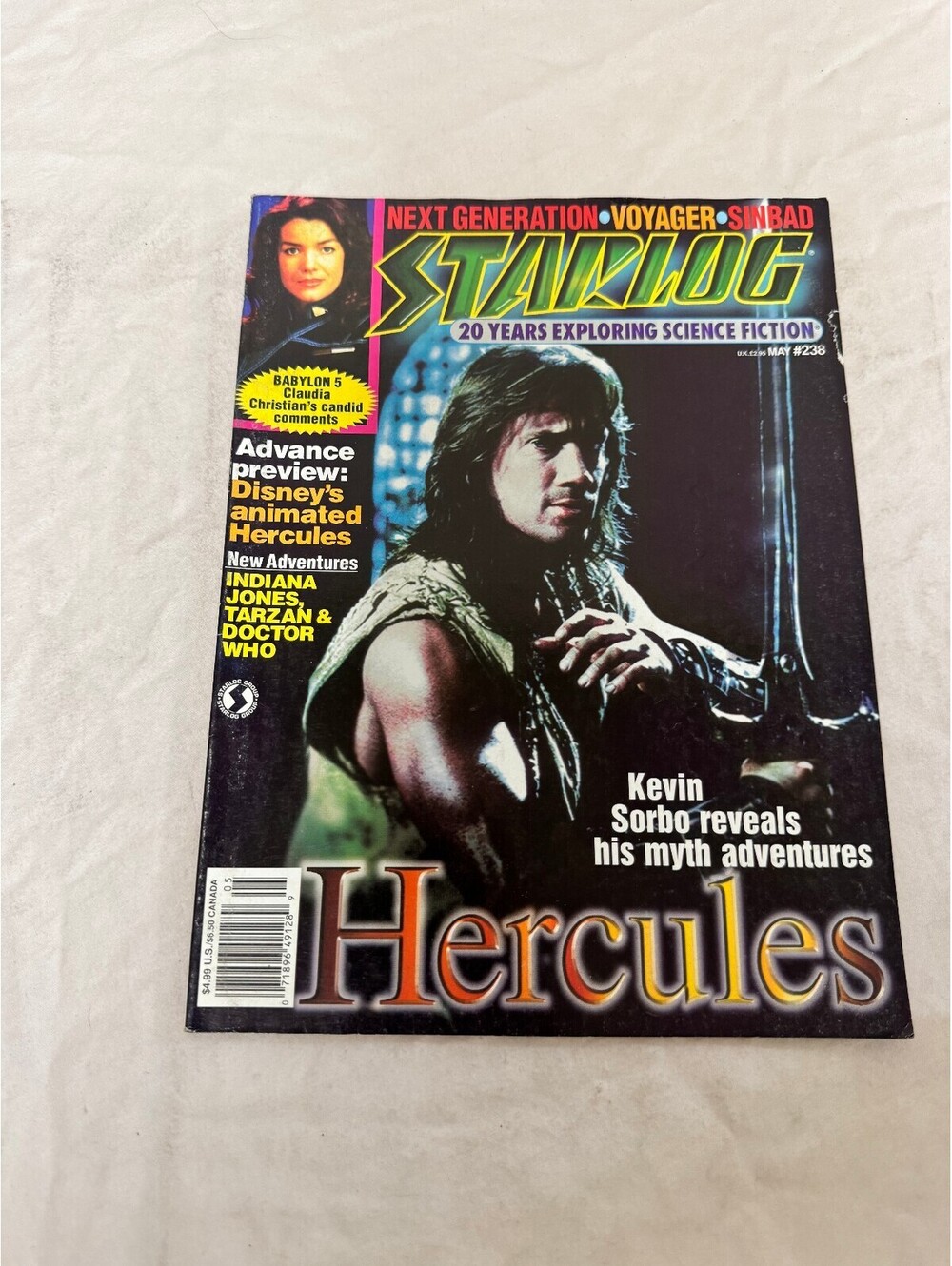 Starlog Magazine #238 May 1997 Kevin Sorbo Hercules Disney Star Trek